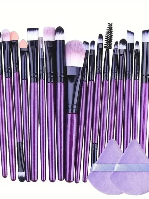 20Pcs Makeup Brush Set Eyeliner Brush Blending Brush Makeup Brushes for Cheeks Eye Cosmetic Foundation Brush Make Up Brushes Set