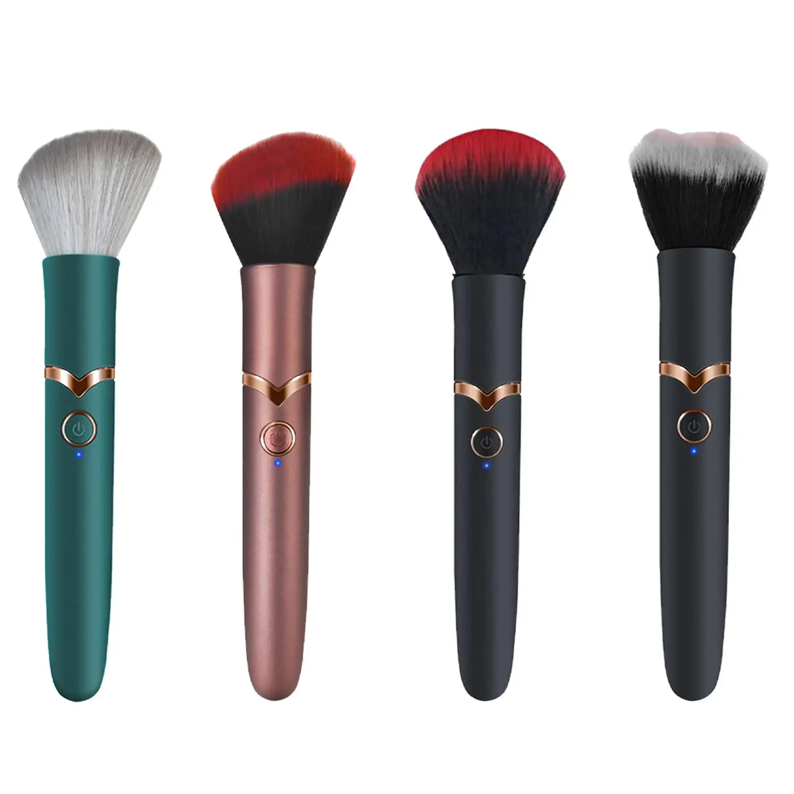 Electric Cosmetic Brush Foundation Blush Loose Powder Brush Beauty Tools Washable Vibration Rechargeable Makeup Brush Tools